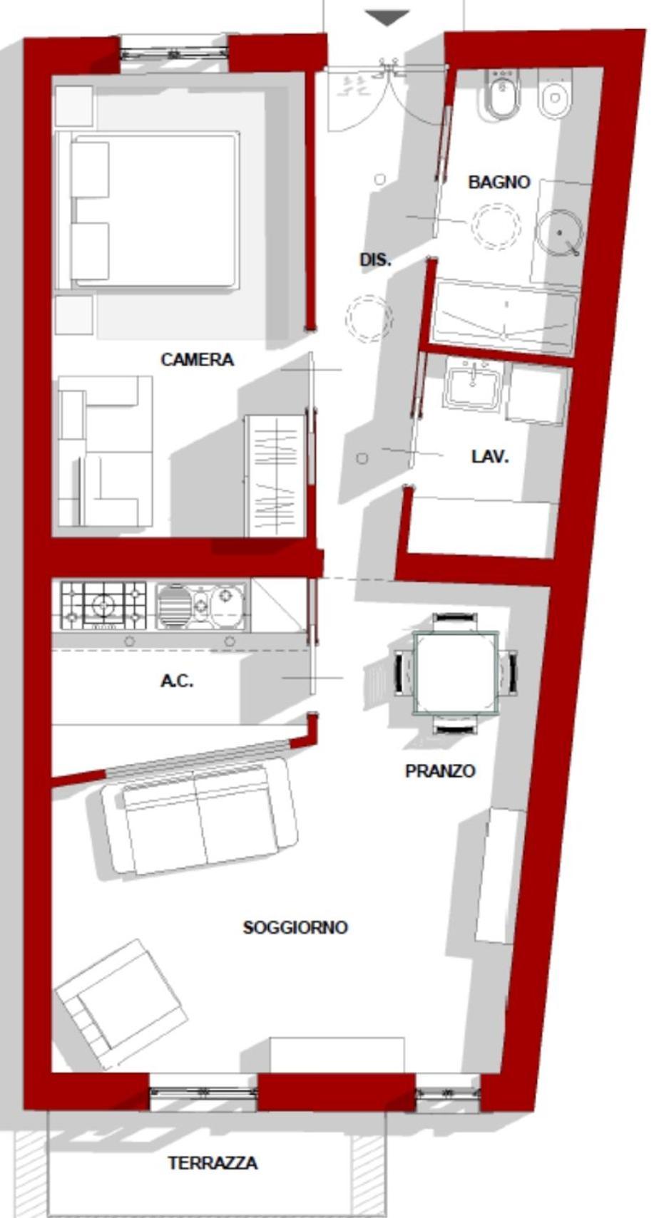 La Casa Al Mare Apartment Порто Санто Стефано Екстериор снимка